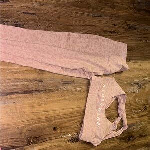 Ryderwear Pink Cropped Ankle Pants